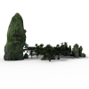 网游诛仙青云山场景-建筑-古建筑-VR/AR模型-3D城