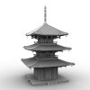 佛教寺庙-建筑-古建筑-VR/AR模型-3D城