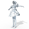 卓越公主套装-角色人体-角色-VR/AR模型-3D城