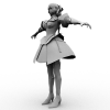 卓越公主套装-角色人体-角色-VR/AR模型-3D城