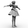 卓越公主套装-角色人体-角色-VR/AR模型-3D城