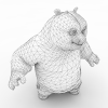 功夫熊猫-角色人体-角色-VR/AR模型-3D城