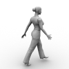 女人-角色人体-女人-VR/AR模型-3D城
