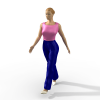 女人-角色人体-女人-VR/AR模型-3D城