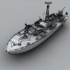 鱼雷艇-船舶-军事船舶-VR/AR模型-3D城