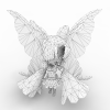 Q版女妖精-角色人体-角色-VR/AR模型-3D城