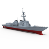 16151 神盾-船舶-军事船舶-VR/AR模型-3D城