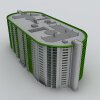 大楼-建筑-办公-VR/AR模型-3D城