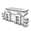 现代建筑的公寓楼-建筑-住宅-VR/AR模型-3D城