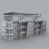 现代建筑的公寓楼-建筑-住宅-VR/AR模型-3D城