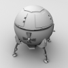 探测器-科技-航天卫星-VR/AR模型-3D城
