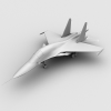 sukhoi-飞机-军事飞机-VR/AR模型-3D城