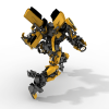 变形金刚大黄蜂-角色人体-角色-VR/AR模型-3D城