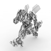 变形金刚大黄蜂-角色人体-角色-VR/AR模型-3D城