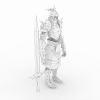 骷髅将军-角色人体-角色-VR/AR模型-3D城