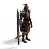 骷髅将军-角色人体-角色-VR/AR模型-3D城