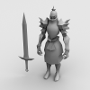 骷髅将军-角色人体-角色-VR/AR模型-3D城