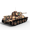 T34-85中型坦克-汽车-军事汽车-VR/AR模型-3D城