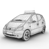 Mercedes A Polizei-汽车-其它-VR/AR模型-3D城