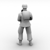 部队军人-角色人体-男人-VR/AR模型-3D城