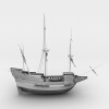 小型帆船-船舶-其它-VR/AR模型-3D城