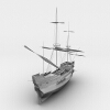 小型帆船-船舶-其它-VR/AR模型-3D城