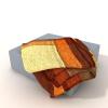 毛巾-文体生活-日用品-VR/AR模型-3D城