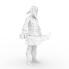 黑衣马匪-角色人体-角色-VR/AR模型-3D城