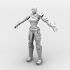 星际争霸II人族-角色人体-角色-VR/AR模型-3D城
