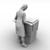 女人-角色人体-女人-VR/AR模型-3D城