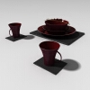 餐具-家居-餐具-VR/AR模型-3D城