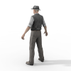老人-角色人体-男人-VR/AR模型-3D城