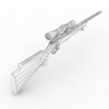 [枪械gun] 生化危机5武器（S75）-角色人体-角色-VR/AR模型-3D城