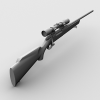 [枪械gun] 生化危机5武器（S75）-角色人体-角色-VR/AR模型-3D城