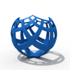 球面投影-艺术-3D打印模型-3D城
