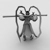 神话OL角色-角色人体-角色-VR/AR模型-3D城