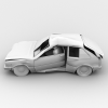 被击毁的卡拉82两厢车-汽车-其它-VR/AR模型-3D城