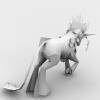 独角兽-角色人体-角色-VR/AR模型-3D城