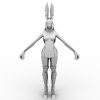 最终幻想中的人物-角色人体-角色-VR/AR模型-3D城