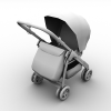 婴儿车-文体生活-日用品-VR/AR模型-3D城
