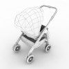 婴儿车-文体生活-日用品-VR/AR模型-3D城