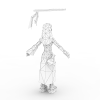 武林外传NPC-角色人体-角色-VR/AR模型-3D城