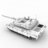 XK2 Black Panther 坦克-汽车-军事汽车-VR/AR模型-3D城