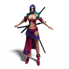 女模-角色人体-角色-VR/AR模型-3D城