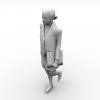 女人-角色人体-女人-VR/AR模型-3D城