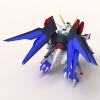SD高达-角色人体-角色-VR/AR模型-3D城
