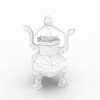 赤壁铜鼎-角色人体-角色-VR/AR模型-3D城