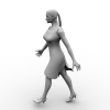 女人-角色人体-女人-VR/AR模型-3D城