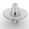 70-Meter Dish雷达-科技-航天卫星-VR/AR模型-3D城