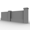 围墙-建筑-其它-VR/AR模型-3D城